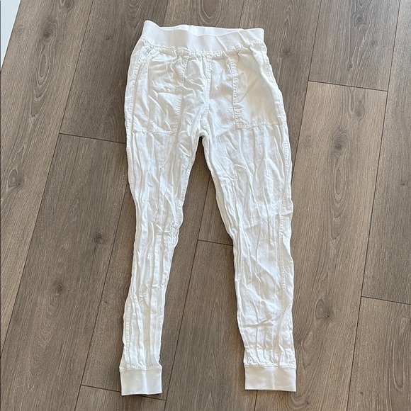 Faherty Cotton Pull On Jogger Pant White Size Small - Picture 1 of 8